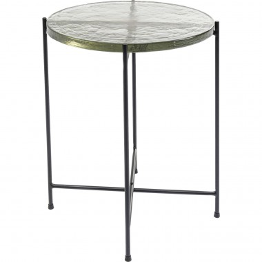 Mesa de apoio Ice black Ø40cm