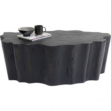 Mesa de centro Tree Stump Black 119x68cm