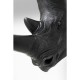 52824.JPG - Decoração de parede Rhino Head Antique Black