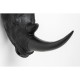 Decoração de parede Rhino Head Antique Black-52824 (3)