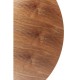 Tampo de mesa Invitation Round Walnut Ø120cm