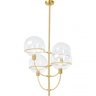 Candeeiro de Tecto Lantern 4rs Brass