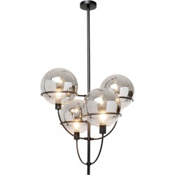 Candeeiro de Tecto Lantern 4rs Black