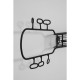 Cabide de parede Guitar 81cm-85776 (4)