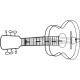 Cabide de parede Guitar 81cm-85776 (5)
