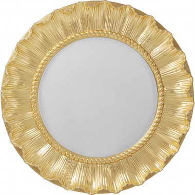 Espelho de parede Sun Ray Dourado Ø84cm