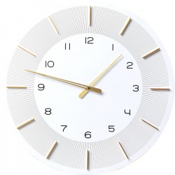 Relógio de parede Lio Branco Ø60cm