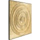 Quadro Art Circle Dourado 120x120cm