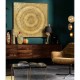 Quadro Art Circle Dourado 120x120cm