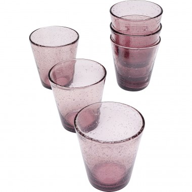Conjunto de copos Bubble Mauve (6 peças)