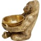 Peça decorativa Holding Bowl Dourada