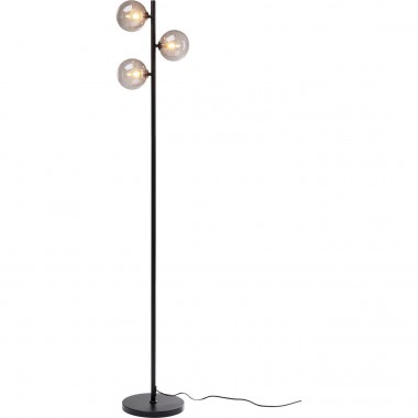 Lampadaire Three Ballsnoir mat 160cm