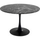 Table Veneto marbre noir Ø110cm