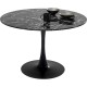 Table Veneto marbre noir Ø110cm