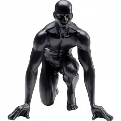 Figurine déco Runner noir 25cm