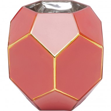 Vase Art Pastel rouge 17cm