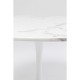Table Veneto marbre blanc Ø110cm