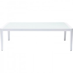 Table basse Tiki blanc