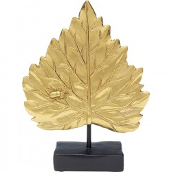 Objet décoratif Leaves doré 22cm