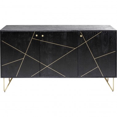 Buffet Gold Vein 3-portes 145x82