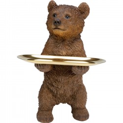 Peça Decorativa Butler Standing Bear 35 cm