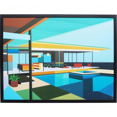 Tableau encadré Modern Architecture 100x80cm