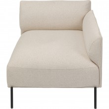 Elemento de canto direito pequeno Chiara Cream 76 cm