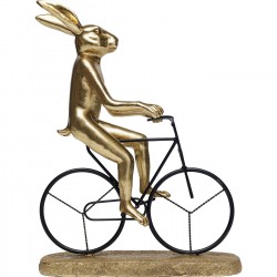 Peça Decorativa Cyclist Rabbit 39 cm