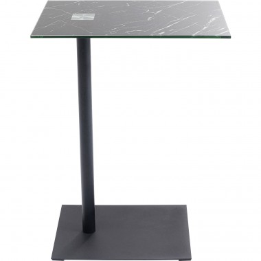 Table d appoint West Coadt noir Marble 50x34cm