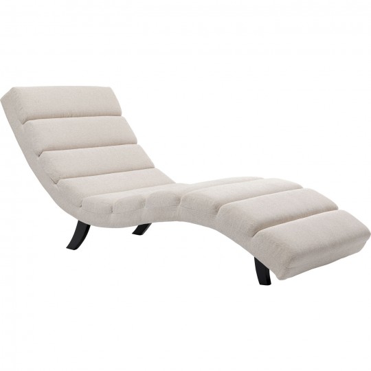 Chaise longue Balou crème 190cm