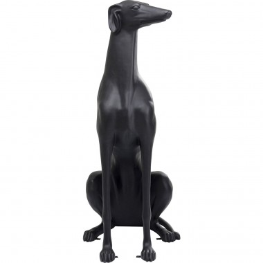 Sculpture Greyhound Oskar noir 180