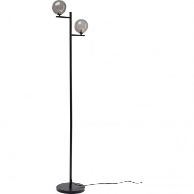 Lampadaire Two Balls noir mat 160cm