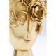 Vaso Flowercrown Dourada 20 cm