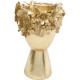 Vaso Flowercrown Dourada 20 cm