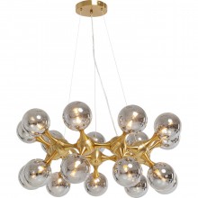 Candeeiro de Tecto Atomic Balls Brass 74 cm Ø