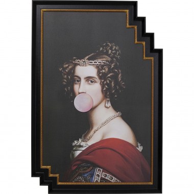 Tableau encadré Bubble Gum 80x120cm