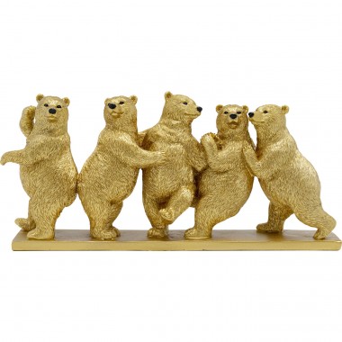 Figurine déco Tipsy Dancing Bears 14cm