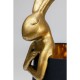 Lampe à poser Animal Rabbit doré/noir 68cm