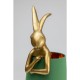 Lampe à poser Animal Rabbit doré/vert 68cm