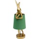 Lampe à poser Animal Rabbit doré/vert 68cm