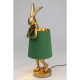 Lampe à poser Animal Rabbit doré/vert 68cm