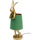 Lampe à poser Animal Rabbit doré/vert 68cm