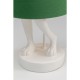 Lampe à poser Animal Rabbit blanc/vert 68cm