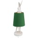 Lampe à poser Animal Rabbit blanc/vert 68cm