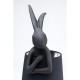 Lampe à poser Animal Rabbit noir 68cm