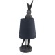 Lampe à poser Animal Rabbit noir 68cm