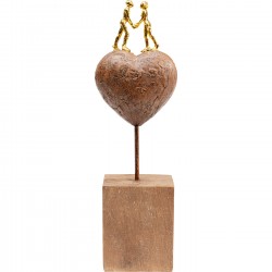 Objet décoratif Rock Heart Date 26cm