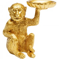 Peça decorativa Monkey Tealight Holder 11 cm