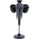 Bougeoir Elephant Head noir 49cm