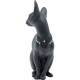 Figurine déco Sitting Cat Audrey noir 27